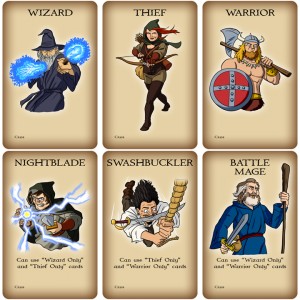 Tunnels & Traps - Class Cards